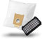 30 x Staubsaugerbeutel + Filter kompatibel mit Siemens VSQ4G1432/01 Q4.0 silencePower