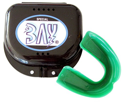BAY Modern Line Zahnschutz mit Belüfteter Hygienebox, CE-Geprüft, Made in USA, für Kampf- und Kontaktsport