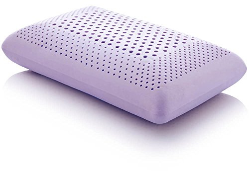 MALOUF Zoned Dough Memory Foam Infused with Real Lavender-Natural Oil Aromatherapy Pillow Spray Included, King