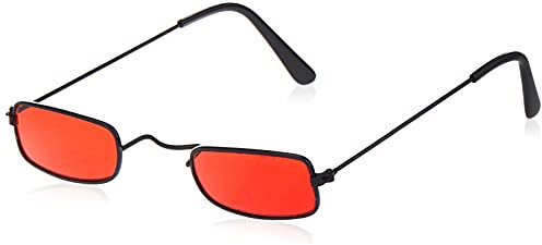 Red Dracula Shades, 1 Pc. - Stylish Sunglasses, Perfect for Halloween, Daytime Vampires, Festivals, Cosplay, & More Halloween Halloween