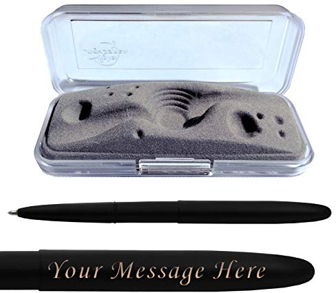 Fisher Space Pen Bullet Astronautenstift, – Matt Schwarz – Gratis Gravur