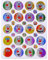 Sticker Bogen Aufkleber Aufkleber Kinder Clowns Aufkleber Sticker für Kinder zum aufkleben dekorieren 2 Stück