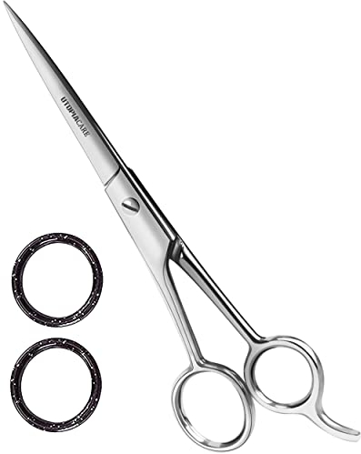 Utopia Care 6,5 pollici Forbici da parrucchiere in acciaio inox (Argento, 6.5 Pollici)