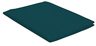 Telo Copridivano Tinta Unita Max Color - Telo Arredo Divano Made in Italy - Telo Copritutto 100% Cotone, Verde Petrolio, 1 Posto