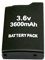 Batterie 3,6 V 3600 mAh pour Sony PSP 1000