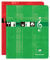 Clairefontaine 3798C - Noten- und Gesangsheft 17x22 cm, 56 Blatt 90g, kariert 5x5mm mit Notenlinien, ideal für Musikunterricht, geheftet, farbig sortiert, 1 Stück