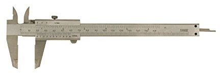 SOLIDO Messschieber mit Feststellschraube DIN 862, Messbereich 0-150 mm, 1 Stück, 851011