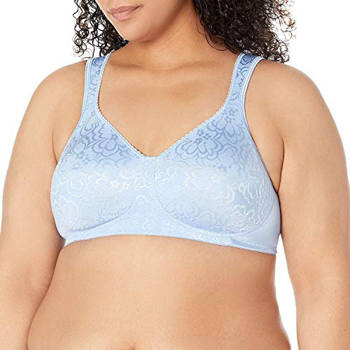 PLAYTEX Womens 18 Hour Ultimate Lift and Support Wire Free Us4745, Available in Single 2-Packs Bras, Zen Blue, 38B US