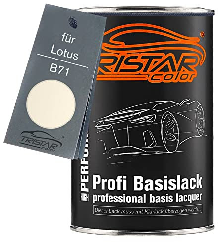 TRISTARcolor Car paint Can ready-to-spray for Lotus B71 Old English White Base coat 1.0 litre 1000ml