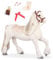 Our Generation – 51 cm Clydesdale Toy Horse – Long, Sparkly White Mane & Tail – Holiday Stocking, Hair Bow & Saddle Blanket – 46 cm Doll Accessories for Kids Ages 3 and Up