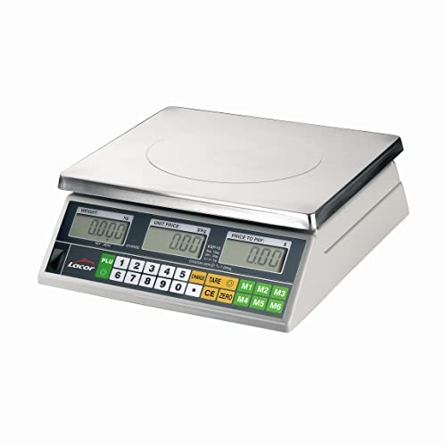 LACOR - 61716 - Bascula Electronica con Base Cuadrada 15 kg