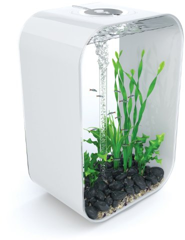 biOrb LIFE 60, weiß - innovatives Design-Aquarium / Komplett-Set aus Acryl-Glas mit LED-Beleuchtung, Filter-System und Boden-Keramik