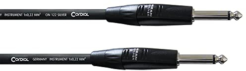 CORDIAL Kabel Gitarre jack recht-abgewinkelt 3 m Kabel INSTRUMENT Essentials Jack recht/abgewinkelt