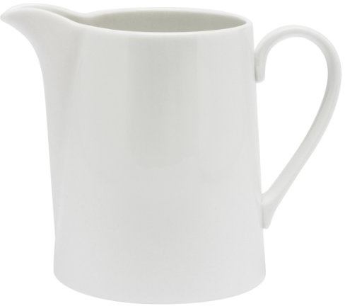 Elia Orientix Milk Jug 17.6oz / 500ml | Ceramic Milk Jug, White Milk Jug, Bone China Milk Jug, Cream Jug, Creamer