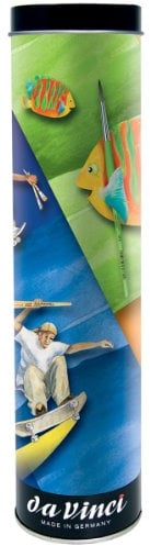 Da Vinci Serie 5410 Pinsel, geeignet für Schule, Geschenk, für jede Art von Farbe, 6 Stück