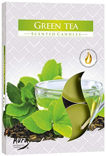 DUFTKERZEN 6ER PACK TEELICHTER, Duft:Grüner Tee