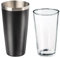 Professioneller Boston Shaker mit Rührglas 700 ml - Cocktailshaker aus Edelstahl mit Kälteschutz-Antirutschbeschichtung - Bar Zubehör für zu Hause - Geschenkidee für Männer & Frauen