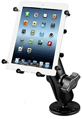 SUPPORTO SUPERFICIE PIANA PER TABLET PC RAM-MOUNT RAM-B-138-UN9U PER TABLET PC CON HOLDER A MOLLA ATTACCO A ICS RAM X-GRIP III™