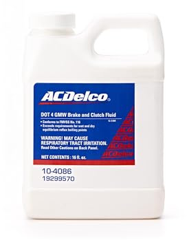 ACDelco 798696 GM Original Equipment 10-4086 DOT 4 Hydraulic Brake and Clutch Fluid - 16 oz