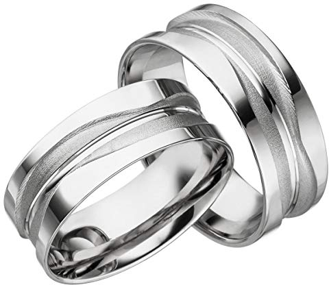 JC SILBER TRAURINGE 925 STERLING EHERINGE S012 (PAARPREIS)