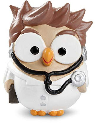 Egan ML18GU/2DR Statuetta Dottore, Modello Goofi, Ceramica, Mutlicolore, 8 x 8 x 10 cm