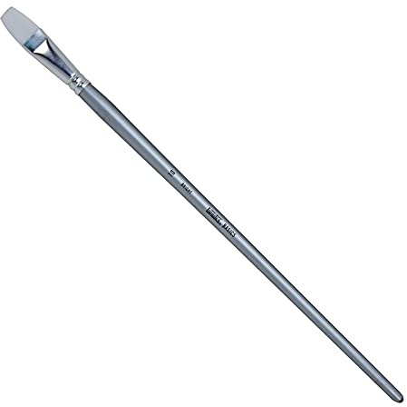 Liquitex BASICS Paint Brush, Bright No. 10 | Medium-soft synthetic bristles, long smooth handles. Easy to clean, super durable and carry a good color load.