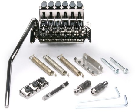 Floyd Rose 0385-048 Special Series Tremolo-Steg mit R2BN Mutter Black Nickel