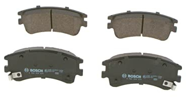 Bosch BP989 - Brake Pads Car Front Axle - Bosch Quality - Reduced Noise and Dust - ECE-R90 Certified - Copper-Free - 1 Set of 4 Pads
