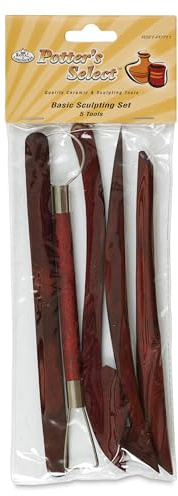 Royal and Langnickel Potter's Select 4 Pieces Round Hole Cutter Set 4 mm, 8 mm, 12 mm, 20 mm