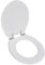 vidaXL Toilettensitz MDF Absenkautomatik Deckel WC Sitz Toilettendeckel Weiß