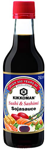 KIKKOMAN sushi y sashimi salsa de soja 250 ml