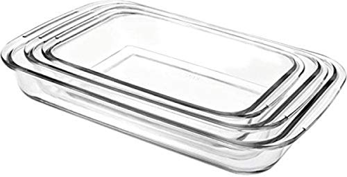 Ibili 480700 – Set 3 Quelle Ofen ECKIG Kristall