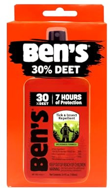 Ben's 30% DEET Mosquito, Tick and Insect Repellent, 3.4 Ounce Pump