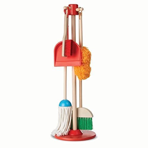 Melissa & Doug Melissa & Doug, Let’s Play House! Dust! Sweep! Mop! Pretend Play Set Dust! Sweep! Mop! Set, Multicolor,18600