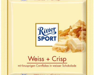 Tablette de chocolat blanc croustillant Ritter Sport