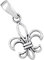 AFP Anhänger Fleur de Lis 925 Sterling Silber AS-439