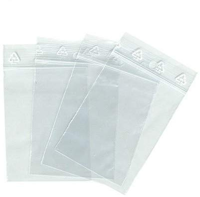Lot de 20 Sachets 350 x 450 mm fermeture zip Transparent - Sachet fermeture zip 35 x 45 cm 50u sac plastique compatible alimentaire et congélation de marque UNIVERS GRAPHIQUE REF UGS25-20