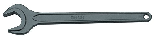 GEDORE Einmaulschlüssel, 7/8 Zoll, Mit Aufhängeloch, Hochwertiger Vanadium-Stahl, Blendfreie Optik, Manganphosphatiert, Nach DIN 894