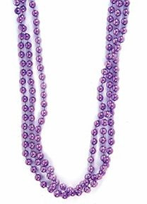 Purple Bead Necklace (1 dz)