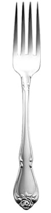 Oneida 2552FRSF Arbor Rose Flatware - Dinner Fork - Case of 1 Dozen