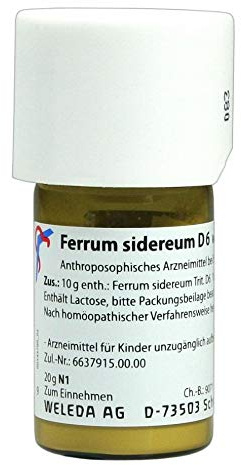 FERRUM SIDEREUM D 6 Trituration 20 g