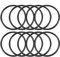 sourcing map 10Stk.Nitrilkautschuk-O-Ringe 68 mm AD 60 mm ID 4 mm Breite metrische Dichtung