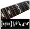 Griffbrett Marker Inlay Aufkleber Decals für Gitarre & Bass – Bat Wing – Weiß Perle