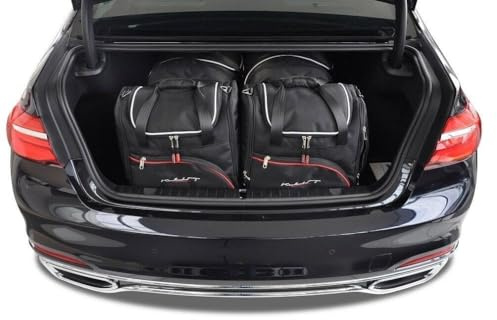 KJUST Dedizierte Kofferraumtaschen 4 stk kompatibel mit BMW 7 G11 2015-2022