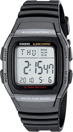 Casio Men's W96H-1BV Classic Sport Watch