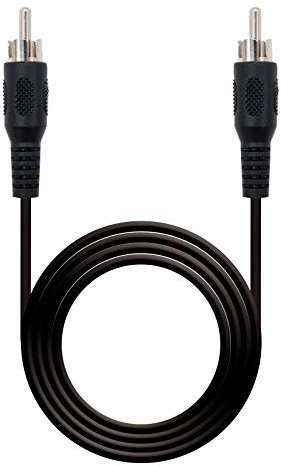 Nanocable Cable audio RCA/M-RCA/M negro 3m 10.24.0403