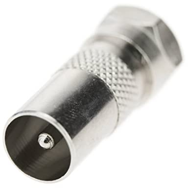 Vivanco SAT Adapter, F-Stecker <-> Koaxstecker