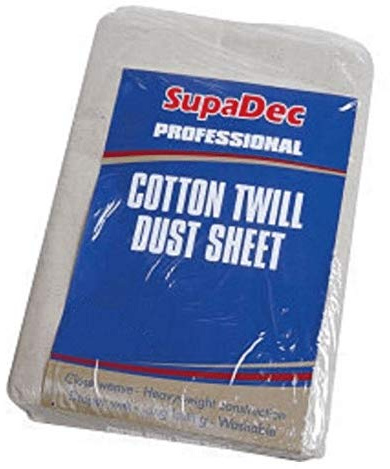 Cotton Twill DUST Sheet 12`X9` 3.6MX2.7M