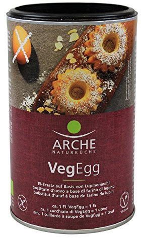 Substitut d'oeuf sans gluten et bio avec une base de Farine De Lupin Arche | Substitut d'oeuf biologique
