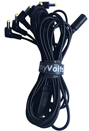 5-Branch Splitter Charging Cable for Korg Volca from MyVolts 5-Zw. Verteil. allein black